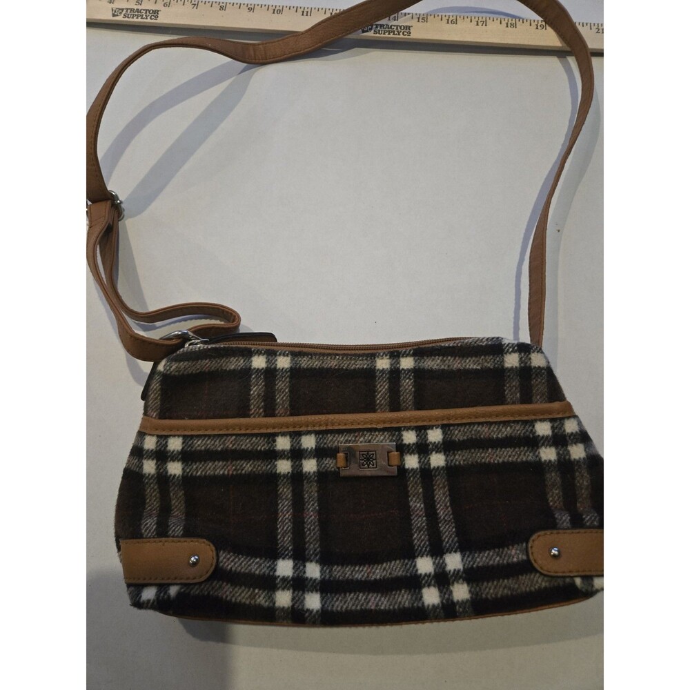 Small Plaid Pattern Purse